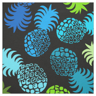 Tissu Ananas tropical de Momona Hawaiian