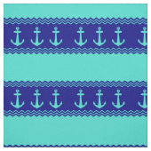 Tissu Anchors Turquoise (Échantillon)