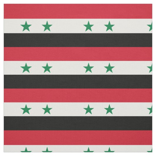 Tissu Ancien drapeau de Syrie (Échantillon)