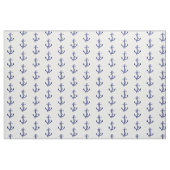 Tissu Ancrage marin bleu et blanc (Fat Quarter)