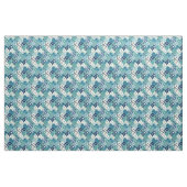 Tissu ancre bleu chevron (Yard)