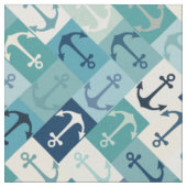 Tissu ancre bleu chevron (Fermer)