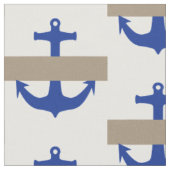 Tissu Ancre bleu & rayures + vos idées (Fermer)