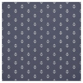 Tissu Ancre bleue marine Imprimer (Échantillon)