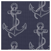 Tissu Ancre mal Nautique (Fermer)