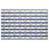 Tissu Ancre or & rayures + vos idées (Fat Quarter)