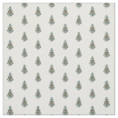 Tissu Ancre verte nautique thème marin (Échantillon)