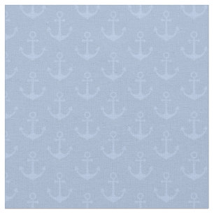 Tissu Ancres Tonales sur Bleu