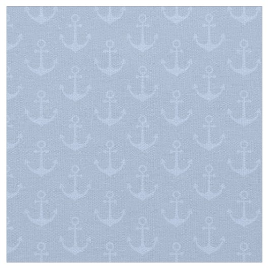 Tissu Ancres Tonales sur Bleu (Fermer)