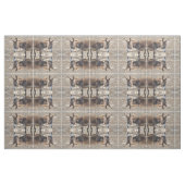 Tissu Âne adorable (Fat Quarter)
