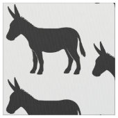 Tissu Âne en silhouette (fermé)