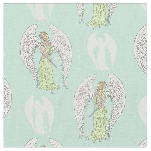 Tissu Ange déchiré en lambeaux (Fermer)
