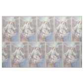 Tissu Ange gardien avec l'enfant (Fat Quarter)