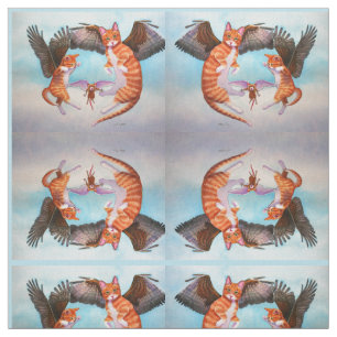 Tissu Angel Chat et Souris Fabricant miroir
