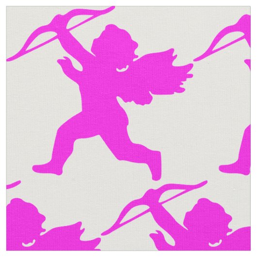 Tissu Angel de fille rose (Fermer)