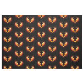 Tissu Angel Fire Heart with Wings (Fat Quarter)