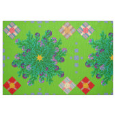 Tissu Angels Eye View Toile Galaxies Vert (Fat Quarter)