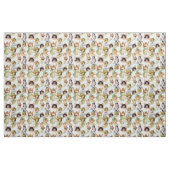 Tissu Angels vintages dans le collage des nuages (Fat Quarter)