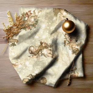 Tissu Angels vintages Glittering Gold ID136