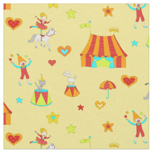 Tissu Animal familier Cirque-Répété