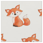 Tissu Animal mignon de région boisée de Fox | de bébé (Fermer)