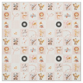 Tissu  animals playing music singing songs (Échantillon)