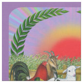 Tissu Animaux de ferme (Fermer)