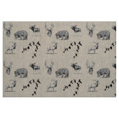 Tissu Animaux de forêt de collection de cabine (Fat Quarter)