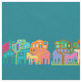 Tissu Animaux de la jungle (Fermer)