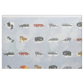 Tissu Animaux de sommeil pour piquer (Fat Quarter)