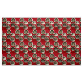 Tissu "Animaux de vacances d'hiver" (Fat Quarter)