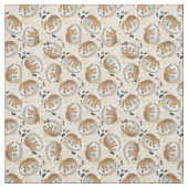 Tissu animaux exotiques ton neutre (Échantillon)