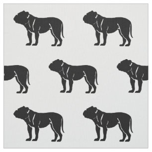 Tissu Animaux familiers de motif de silhouette de