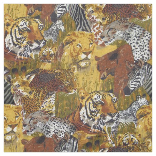Tissu Animaux sauvages (Échantillon)