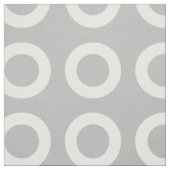 Tissu anneaux monochromatiques minimalistes (Échantillon)