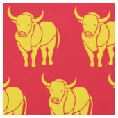 Tissu Année de l'Ox (Fermer)