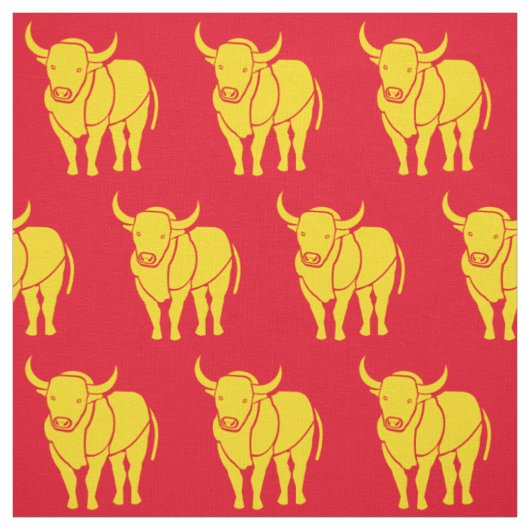 Tissu Année de l'Ox (Échantillon)