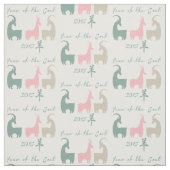 Tissu Année pastel de la chèvre (Échantillon)