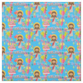 Tissu anniversaire jesus xmas (Échantillon)