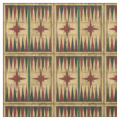 Tissu Antique Backgammon Game Board par Ethan Harper (Échantillon)