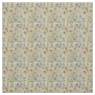 Tissu Antique Botanique Shabby Chic