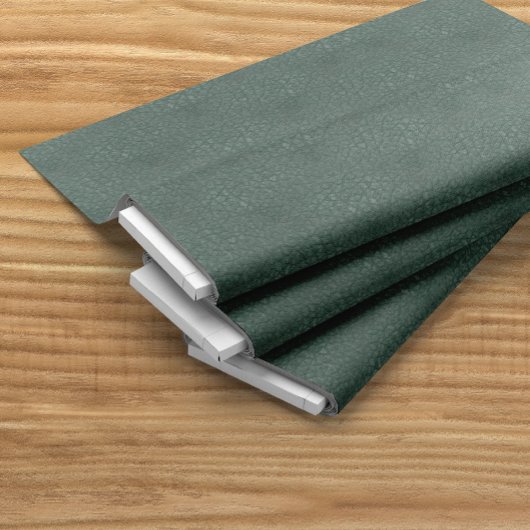 Tissu Antique Vert Faux Cuir