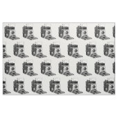 Tissu Appareil-photo vintage (Fat Quarter)