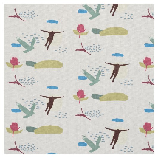 Tissu Apprendre à voler (Échantillon)