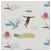 Tissu Apprendre à voler (Détail)