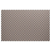 Tissu Apricot & Black Checkerboard (Fat Quarter)