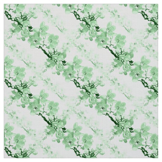 Tissu Apricot en fleurs. (Échantillon)