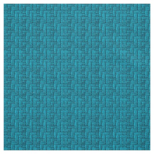 Tissu Aqua Blocks Ivory Linen (54" width) Fabric (Échantillon)
