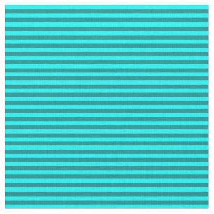 Tissu Aqua & Dark Cyan Colorated Lines Motif