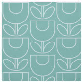 Tissu Aqua de tulipe de MCM (Échantillon)